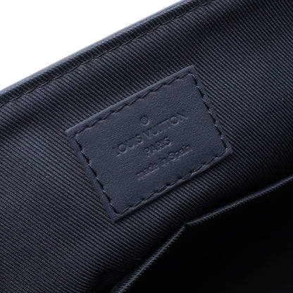 テイクオフ メッセンジャー LVアエログラム ショルダーバッグ レザー ネイビー ルイヴィトン バッグ LOUIS VUITTON