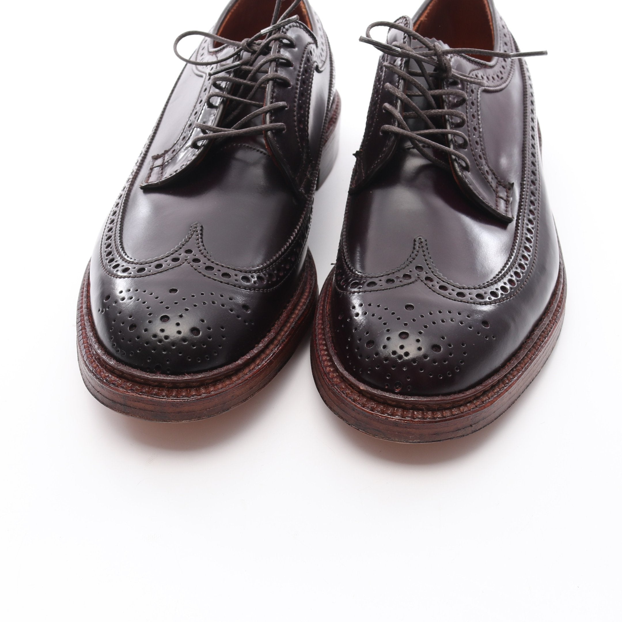 オールデンレザーウィングチップドレスシューズ