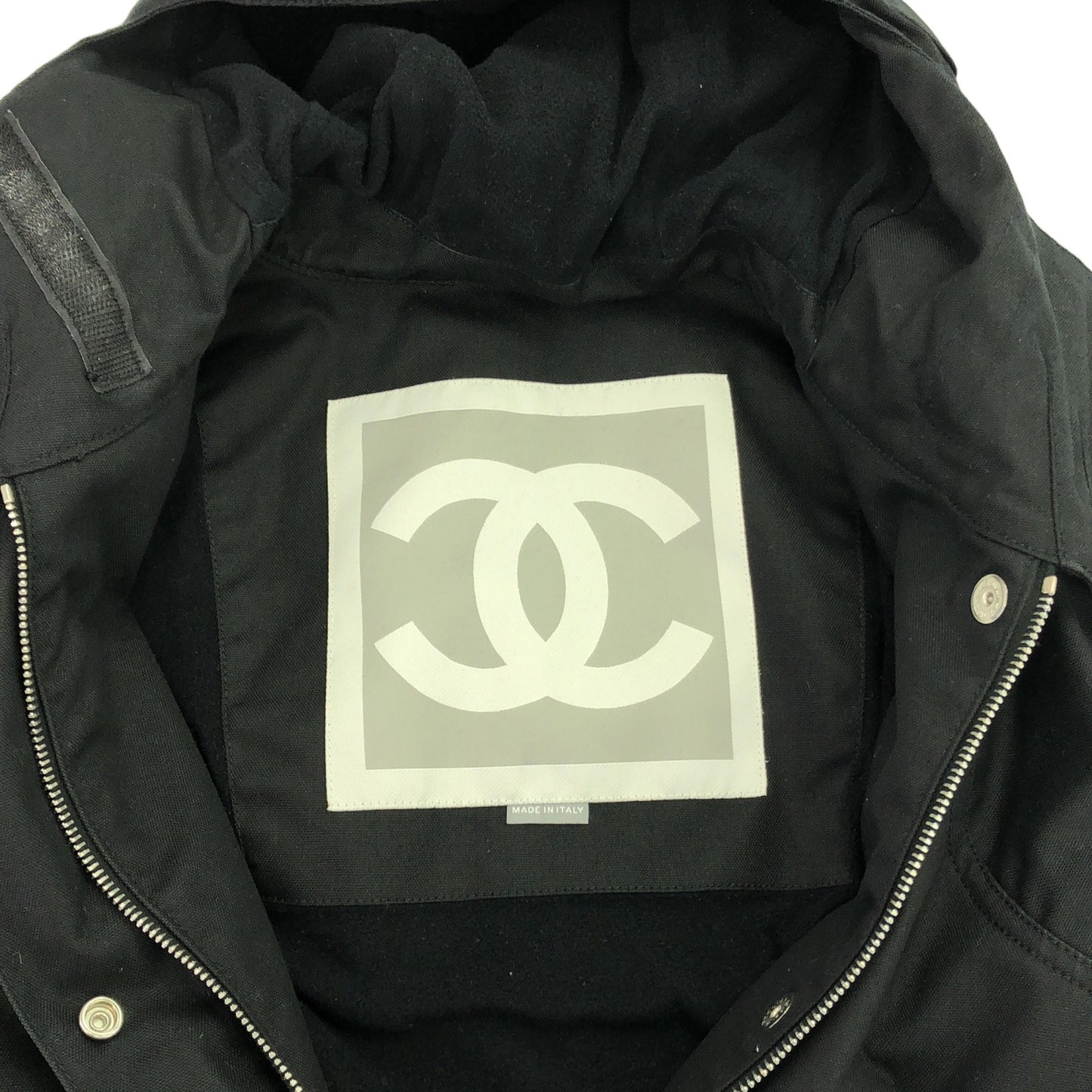 スキーウエア ダウンコート+手袋付き ジャケット ブラック シャネル アウター CHANEL