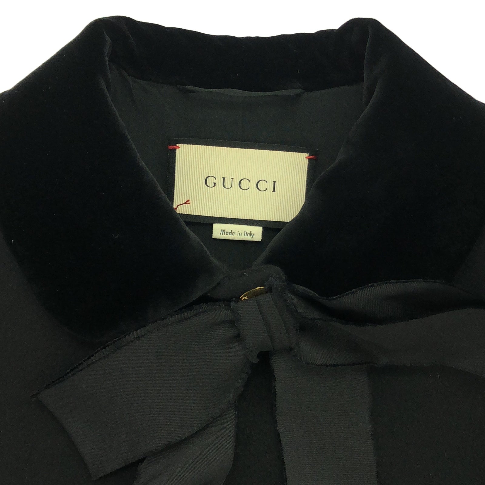 GUCCI 黒 コート 38 新品