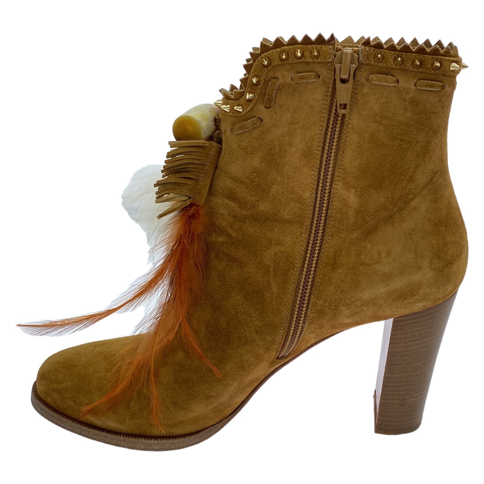 極美品❢Christian Louboutin スエードヒールブーツ ブーティ レディース ブーツ｜クリスチャン ルブタン【公式オンラインブティック】