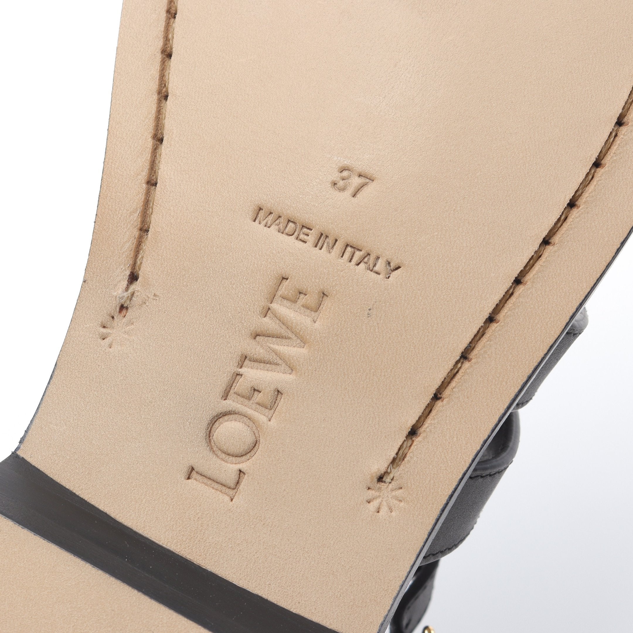 CAMPO カンポ サンダル レザー ブラック ロエベ – RECLO