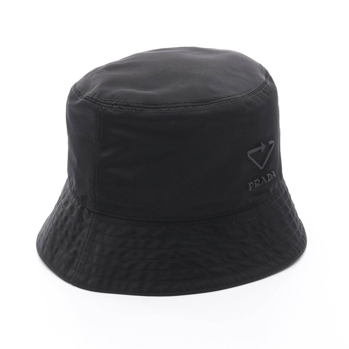 Re-Nylon バケット ハット ナイロン コットン ブラック プラダ 財布・小物 PRADA
