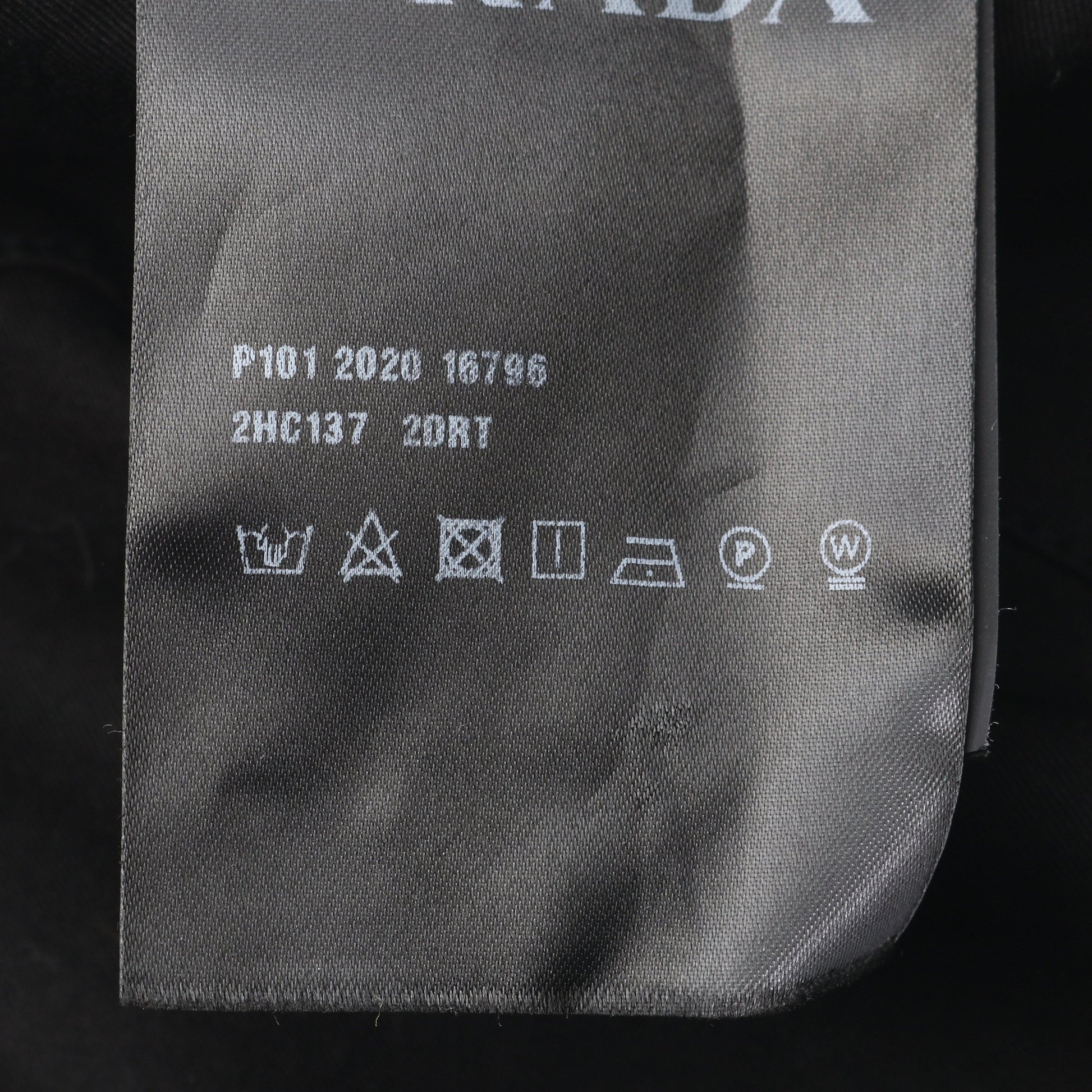 Re-Nylon バケット ハット ナイロン コットン ブラック プラダ 財布・小物 PRADA