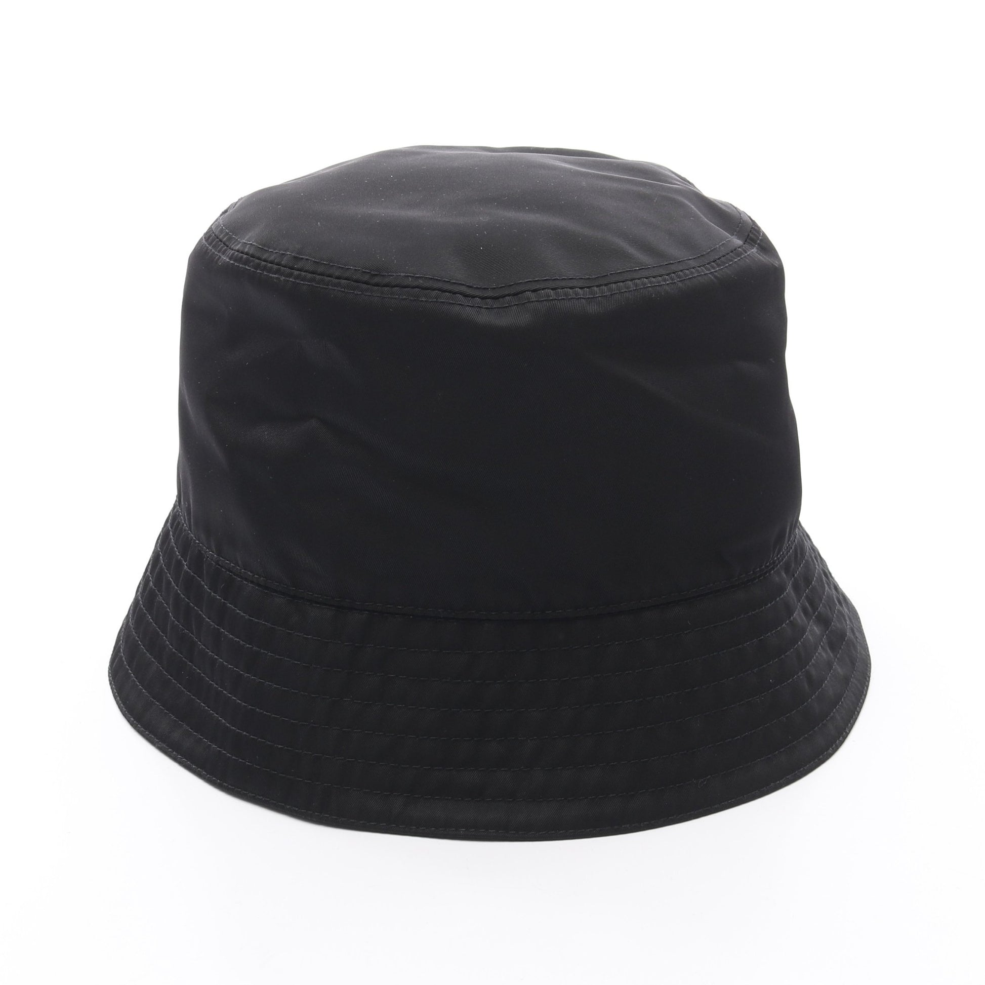 Re-Nylon バケット ハット ナイロン コットン ブラック プラダ – RECLO