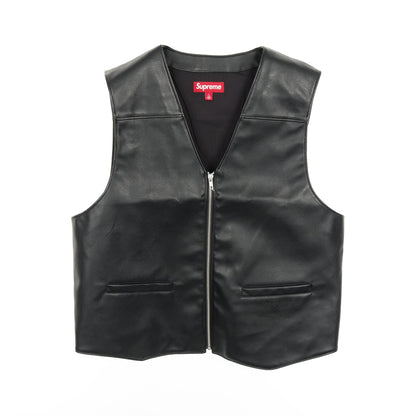 Toy Machine Faux Leather Vest ベスト フェイクレザー ブラック 24SS シュプリーム アウター Supreme