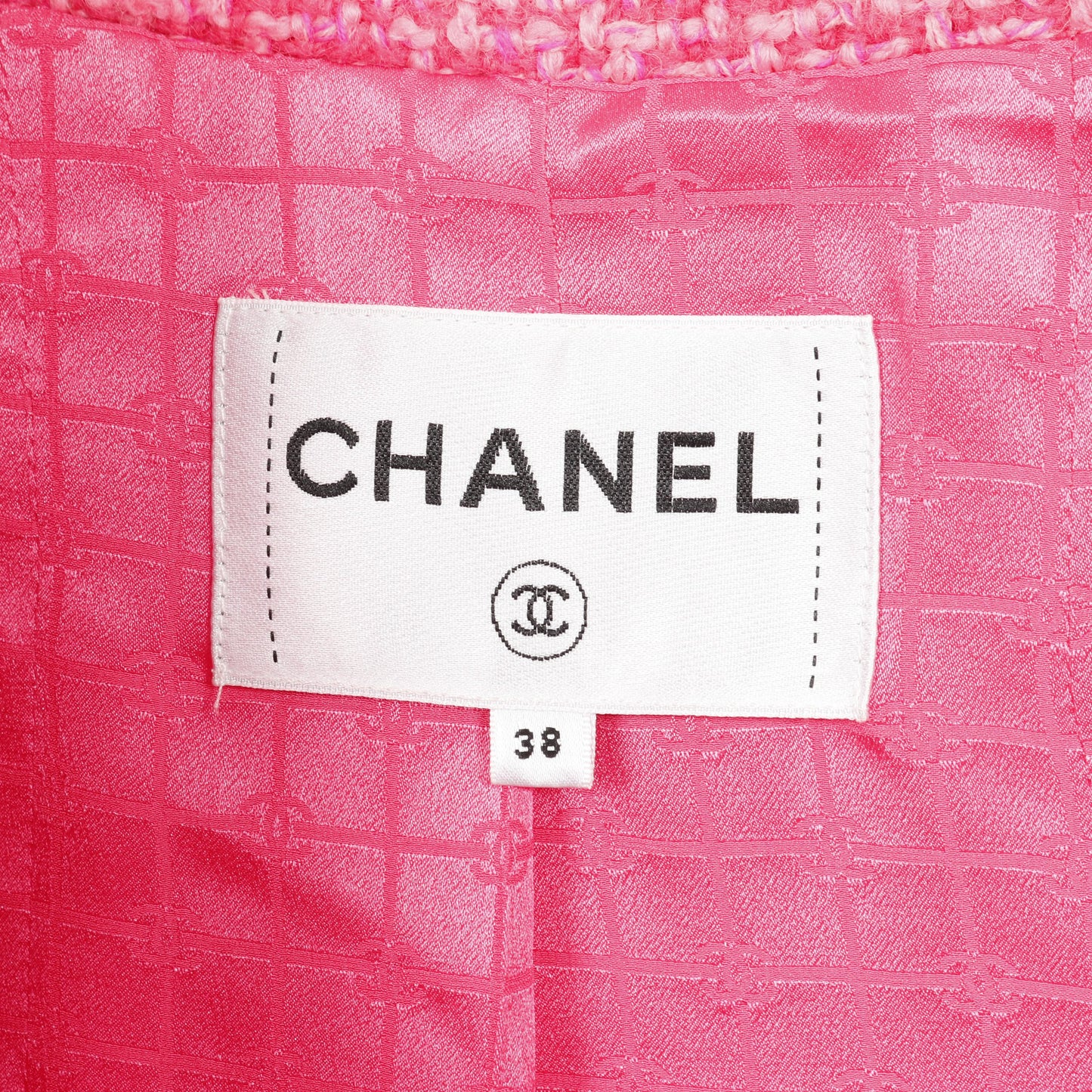 ココマークボタン ツイード ジャケット ウール ピンク シャネル アウター CHANEL