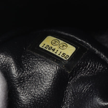マトラッセ ユニオンジャック チェーンショルダーバッグ ファブリック ネイビー シルバー金具 シャネル バッグ CHANEL