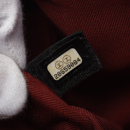 19 ディズヌフ マトラッセ チェーンショルダーバッグ レザー ブラック コンビ金具 2WAY シャネル バッグ CHANEL