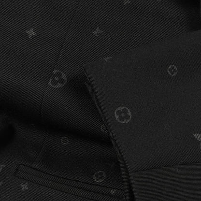 ポンヌフ モノグラム スーツ ウール ブラック ルイヴィトン スーツ LOUIS VUITTON