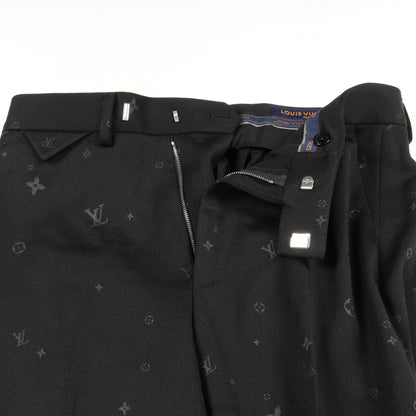 ポンヌフ モノグラム スーツ ウール ブラック ルイヴィトン スーツ LOUIS VUITTON