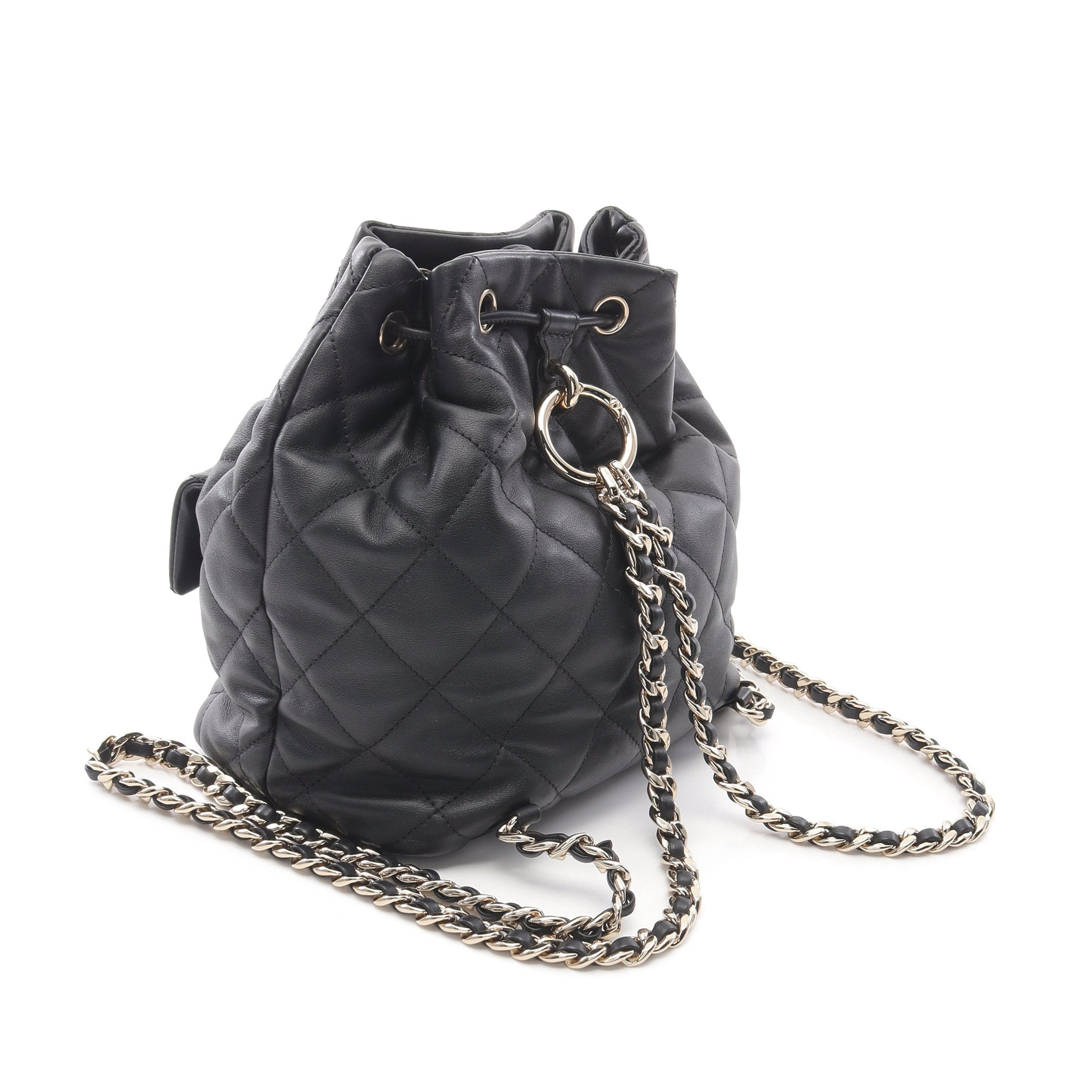 マトラッセ バックパック リュックサック ラムスキン ブラック