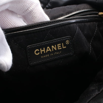 シャネル22 チェーンショルダーバッグ チェーントートバッグ レザー ブラック ゴールド金具 シャネル バッグ CHANEL