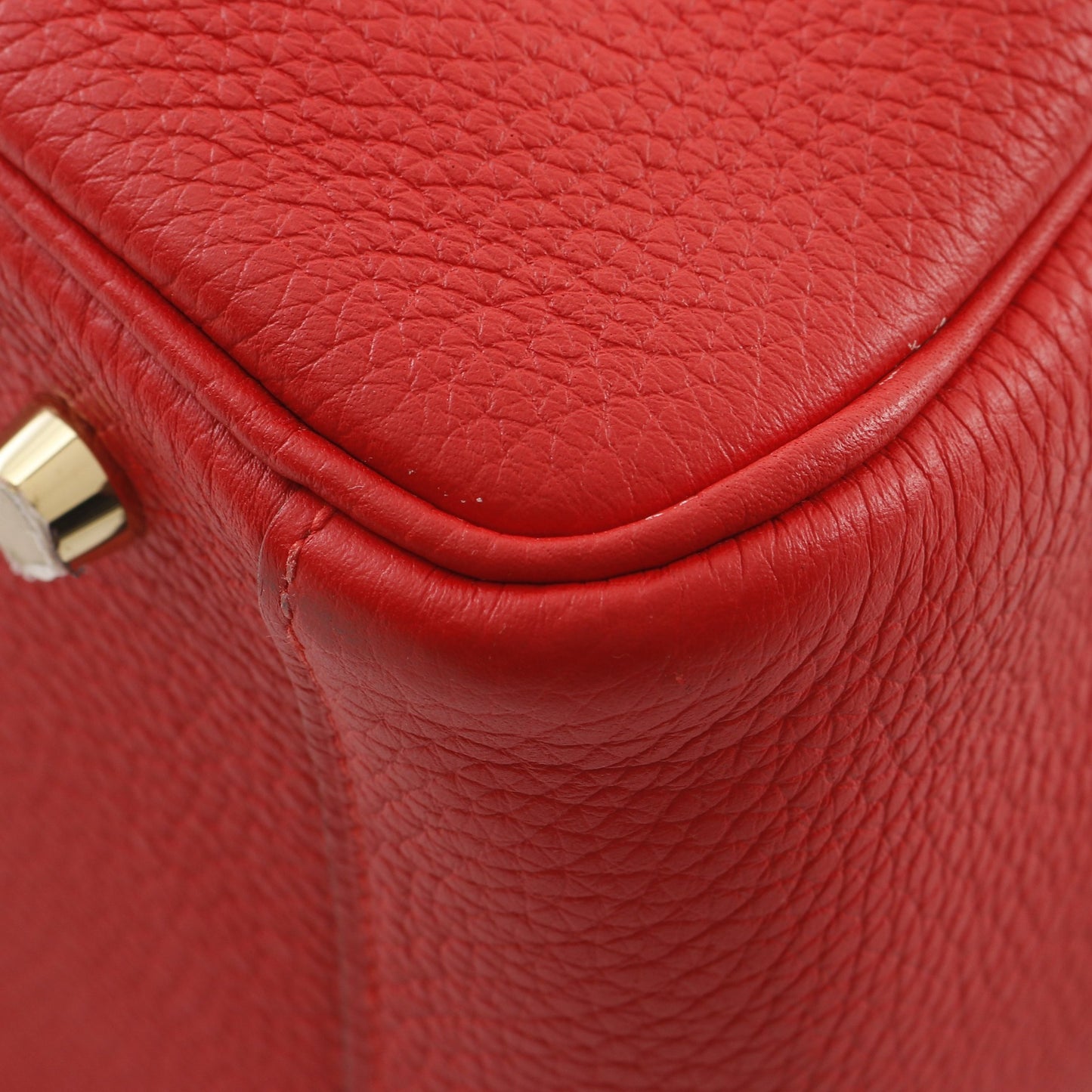 リンディ30 ルージュトマト ショルダーバッグ トリヨンクレマンス レッド ゴールド金具 Z刻印 エルメス バッグ HERMES
