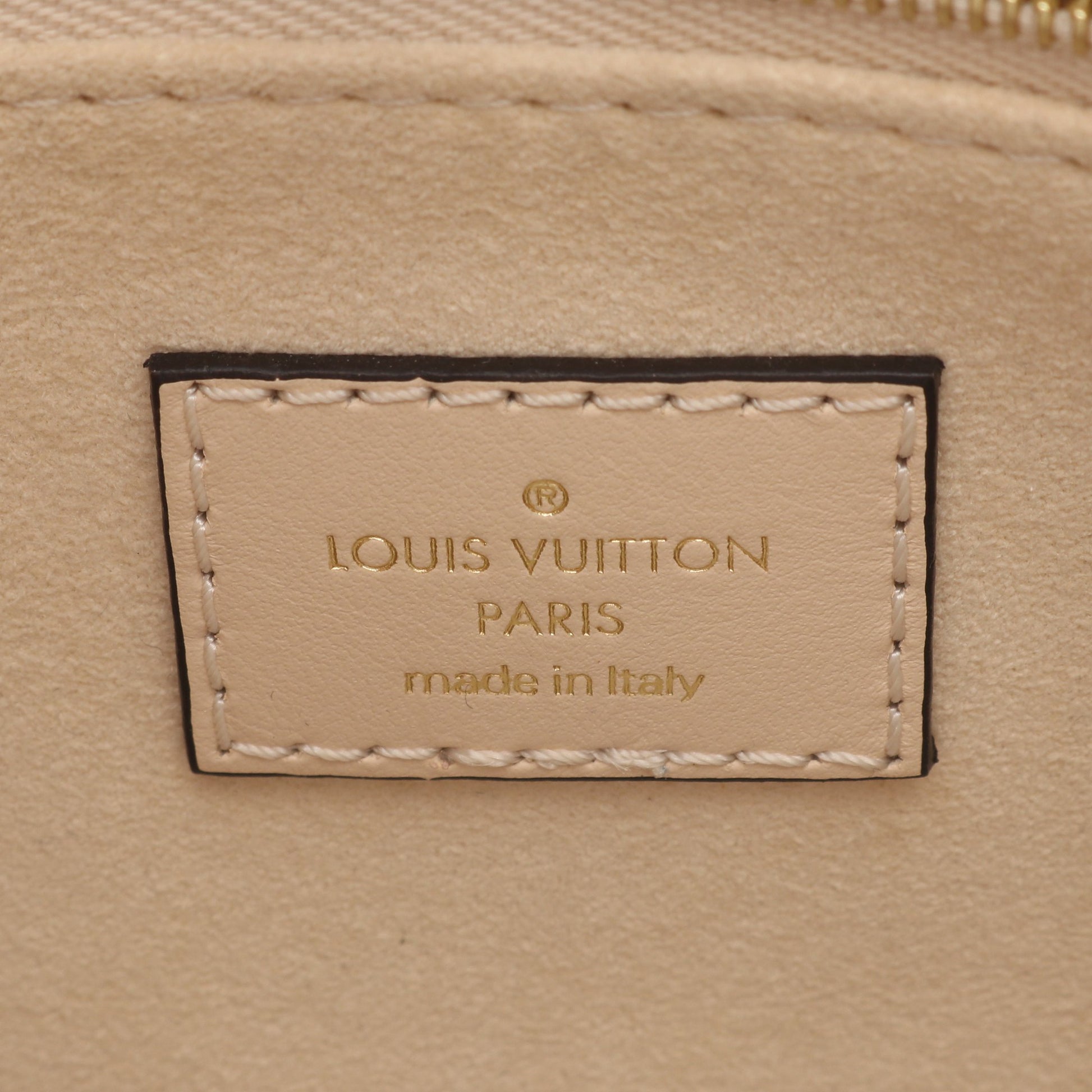 オンザゴーPM モノグラムアンプラント クレーム ハンドバッグ レザー アイボリー 2WAY ルイヴィトン バッグ LOUIS VUITTON