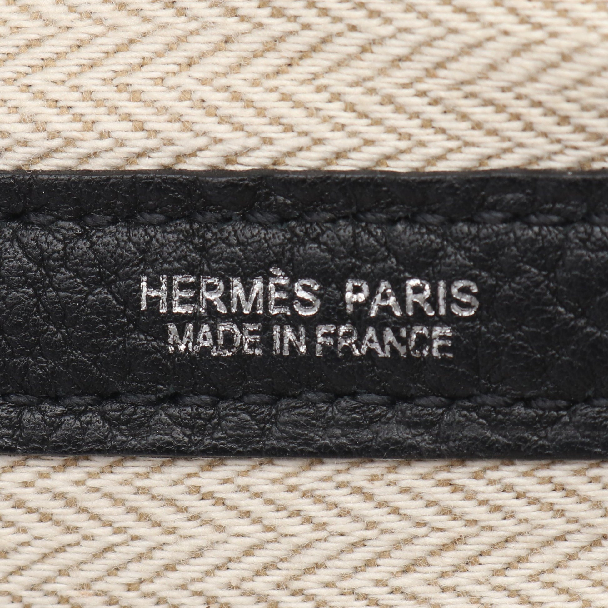 ガーデンパーティPM ブラック ハンドバッグ トートバッグ ネゴンダ ブラック シルバー金具 □P刻印 エルメス バッグ HERMES