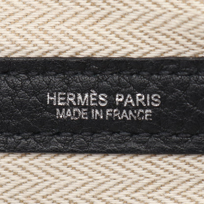 ガーデンパーティPM ブラック ハンドバッグ トートバッグ ネゴンダ ブラック シルバー金具 □P刻印 エルメス バッグ HERMES