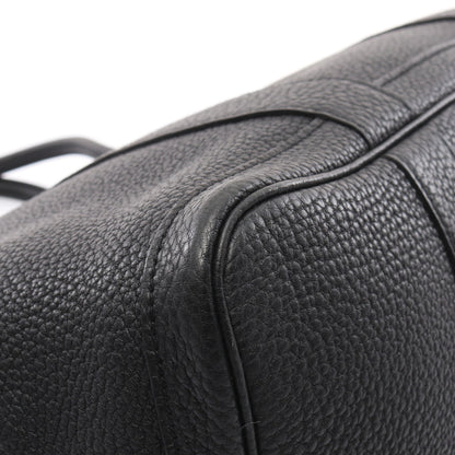 ガーデンパーティPM ブラック ハンドバッグ トートバッグ ネゴンダ ブラック シルバー金具 □P刻印 エルメス バッグ HERMES