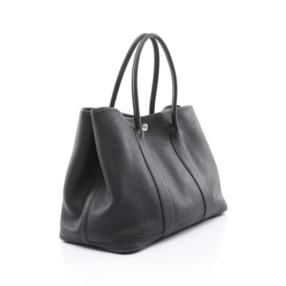 ガーデンパーティPM ブラック ハンドバッグ トートバッグ ネゴンダ ブラック シルバー金具 □P刻印 エルメス バッグ HERMES