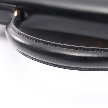 ケリー ブラック ハンドバッグ ボックスカーフ ブラック ゴールド金具 外縫い ○I刻印 エルメス バッグ HERMES