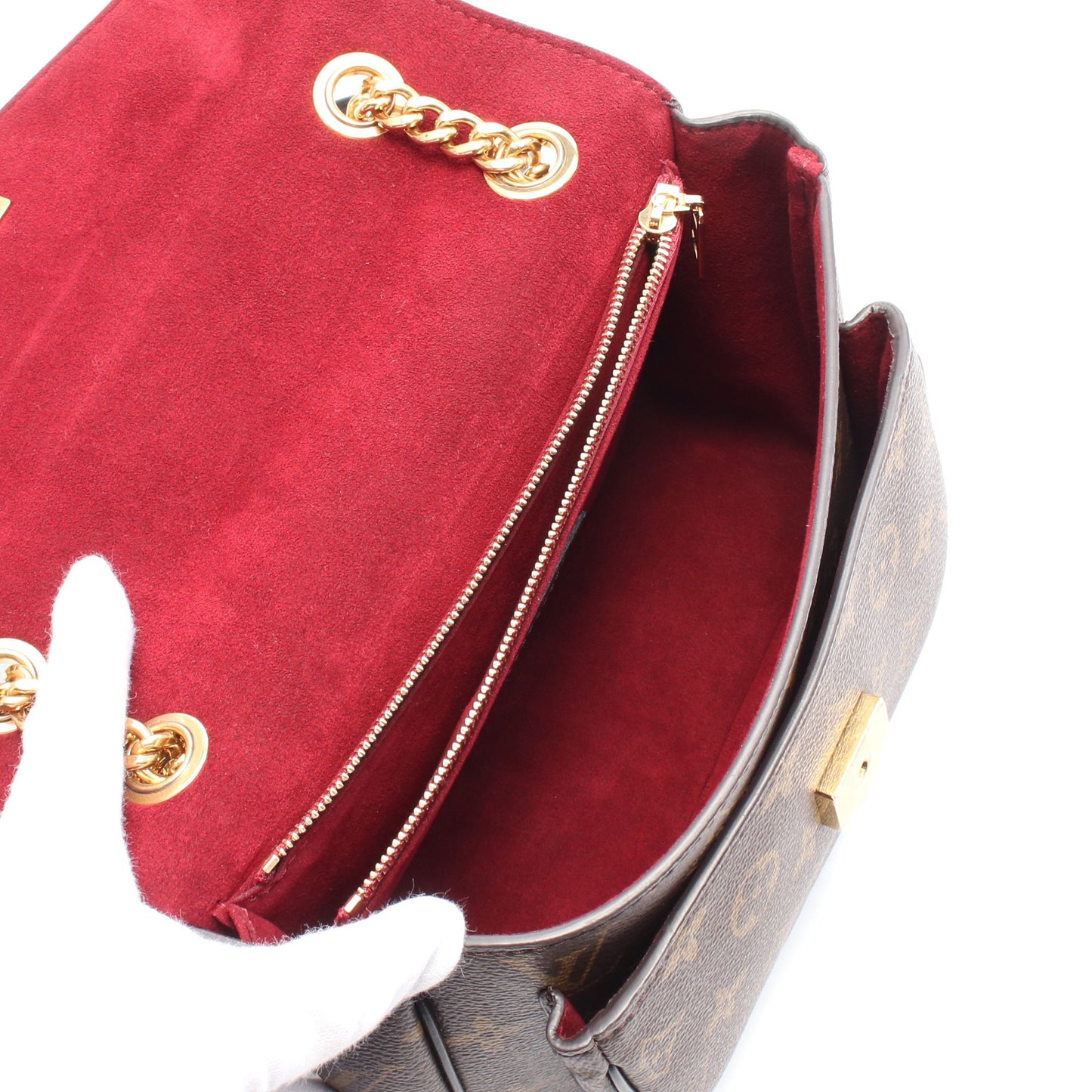 パッシー モノグラム ショルダーバッグ チェーンショルダーバッグ PVC レザー ブラウン ブラック ルイヴィトン バッグ LOUIS VUITTON