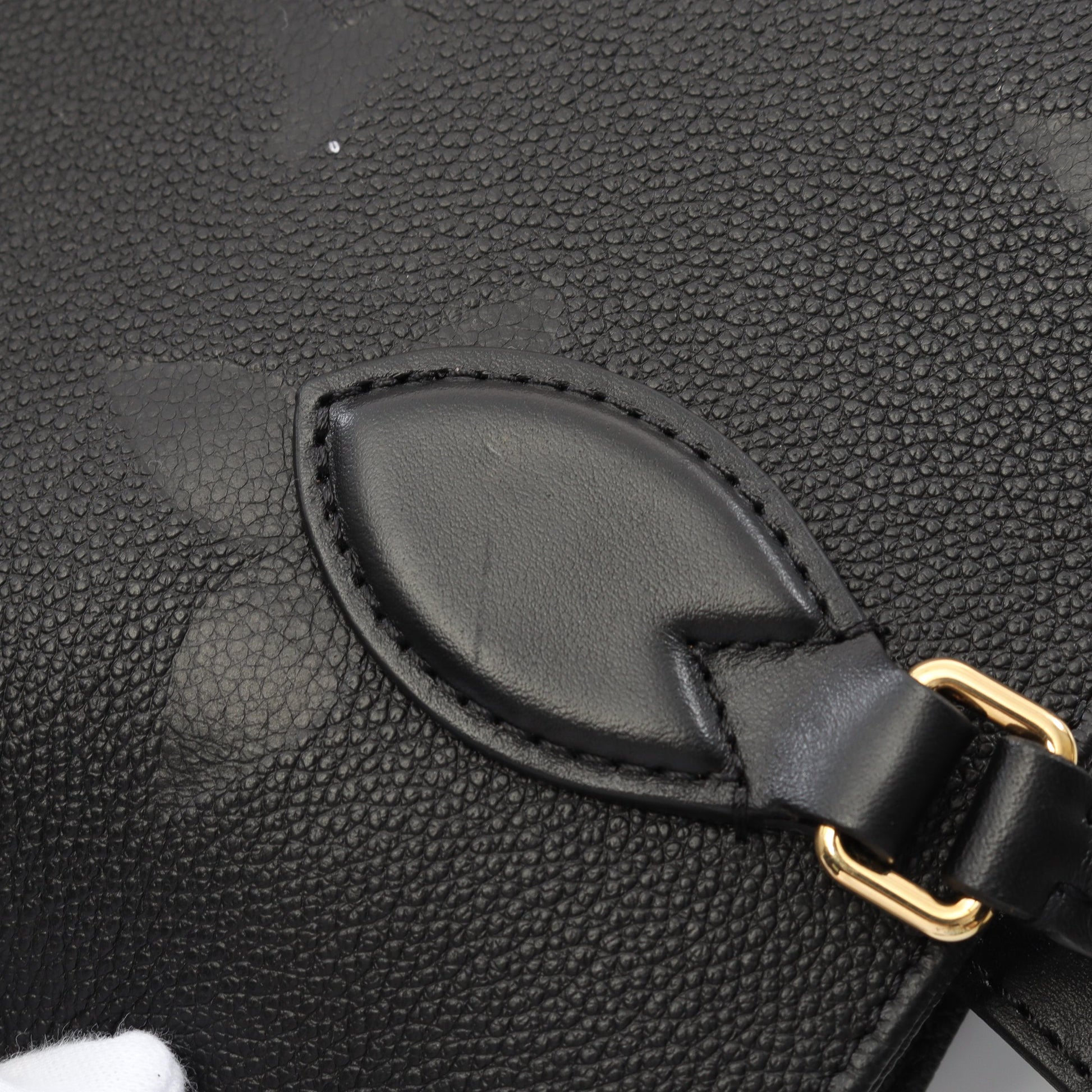オンザゴーMM モノグラムアンプラント ノワール ショルダーバッグ トートバッグ レザー ブラック 2WAY ルイヴィトン バッグ LOUIS VUITTON
