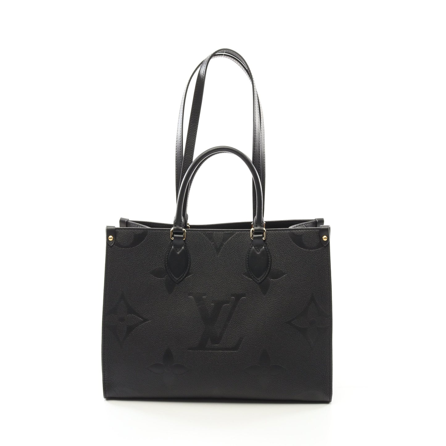 オンザゴーMM モノグラムアンプラント ノワール ショルダーバッグ トートバッグ レザー ブラック 2WAY ルイヴィトン バッグ LOUIS VUITTON
