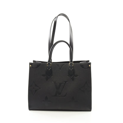 オンザゴーMM モノグラムアンプラント ノワール ショルダーバッグ トートバッグ レザー ブラック 2WAY ルイヴィトン バッグ LOUIS VUITTON