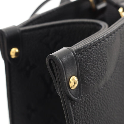 オンザゴーMM モノグラムアンプラント ノワール ショルダーバッグ トートバッグ レザー ブラック 2WAY ルイヴィトン バッグ LOUIS VUITTON