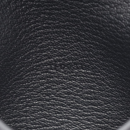 ベアンコンパクト ブラック 二つ折り財布 シェーブル ブラック シルバー金具 Z刻印 エルメス 財布・小物 HERMES