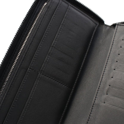 ジッピーウォレット ヴェルティカル モノグラムシャドウ ラウンドファスナー長財布 レザー ブラック ルイヴィトン 財布・小物 LOUIS VUITTON