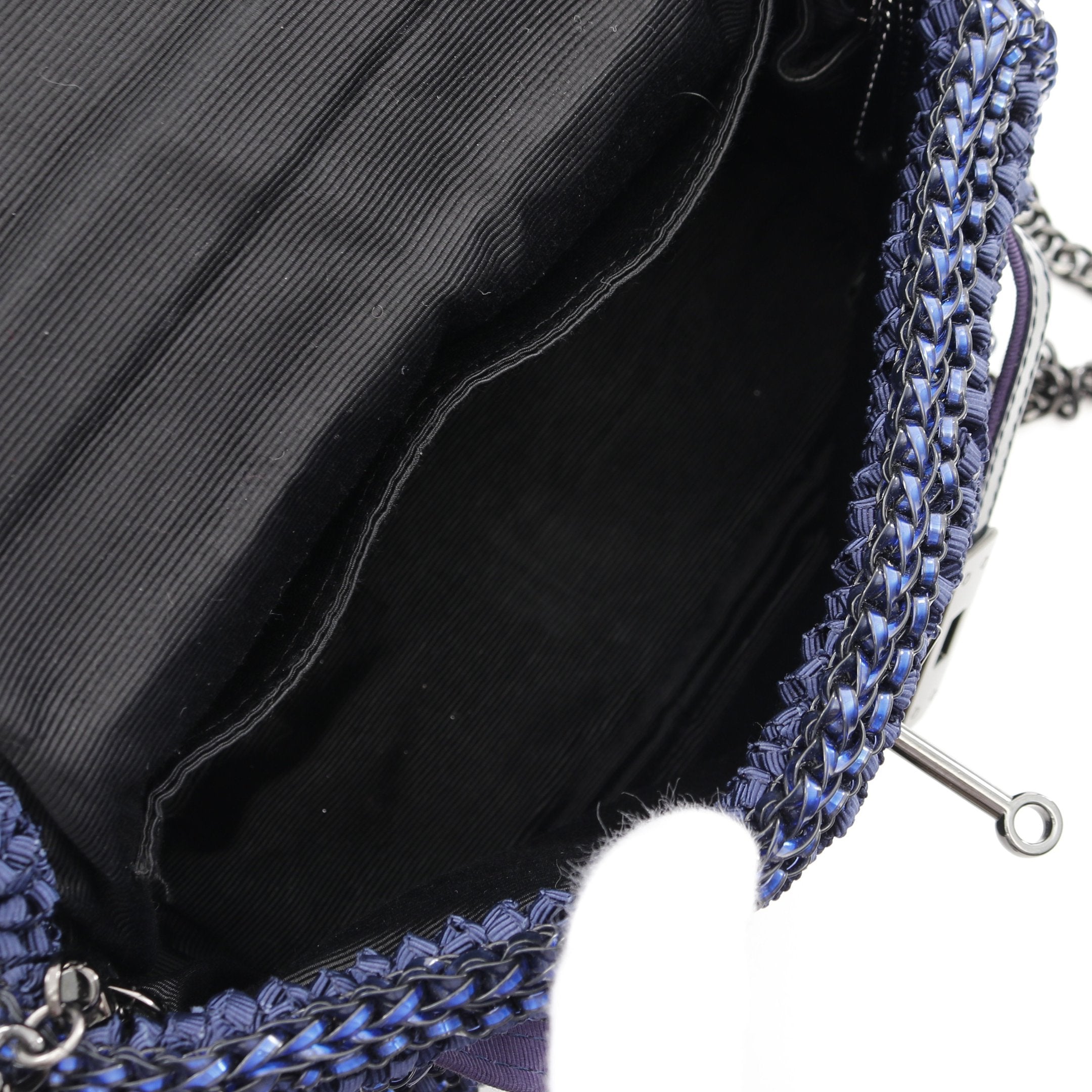 ケイト ミディアム ハンドバッグ PVC ファブリック エナメルレザー