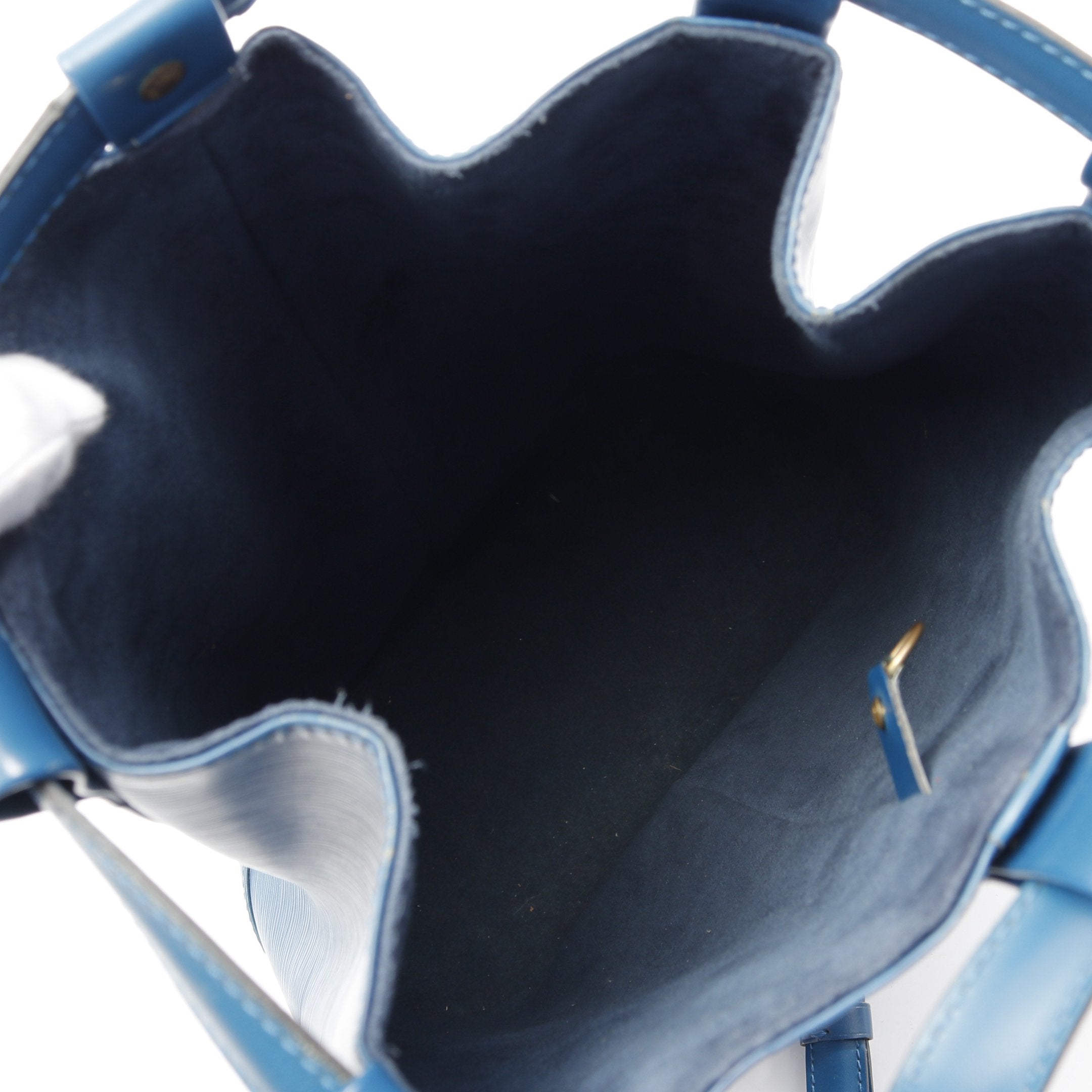 ランドネPM エピ トレドブルー ショルダーバッグ レザー ブルー ルイ