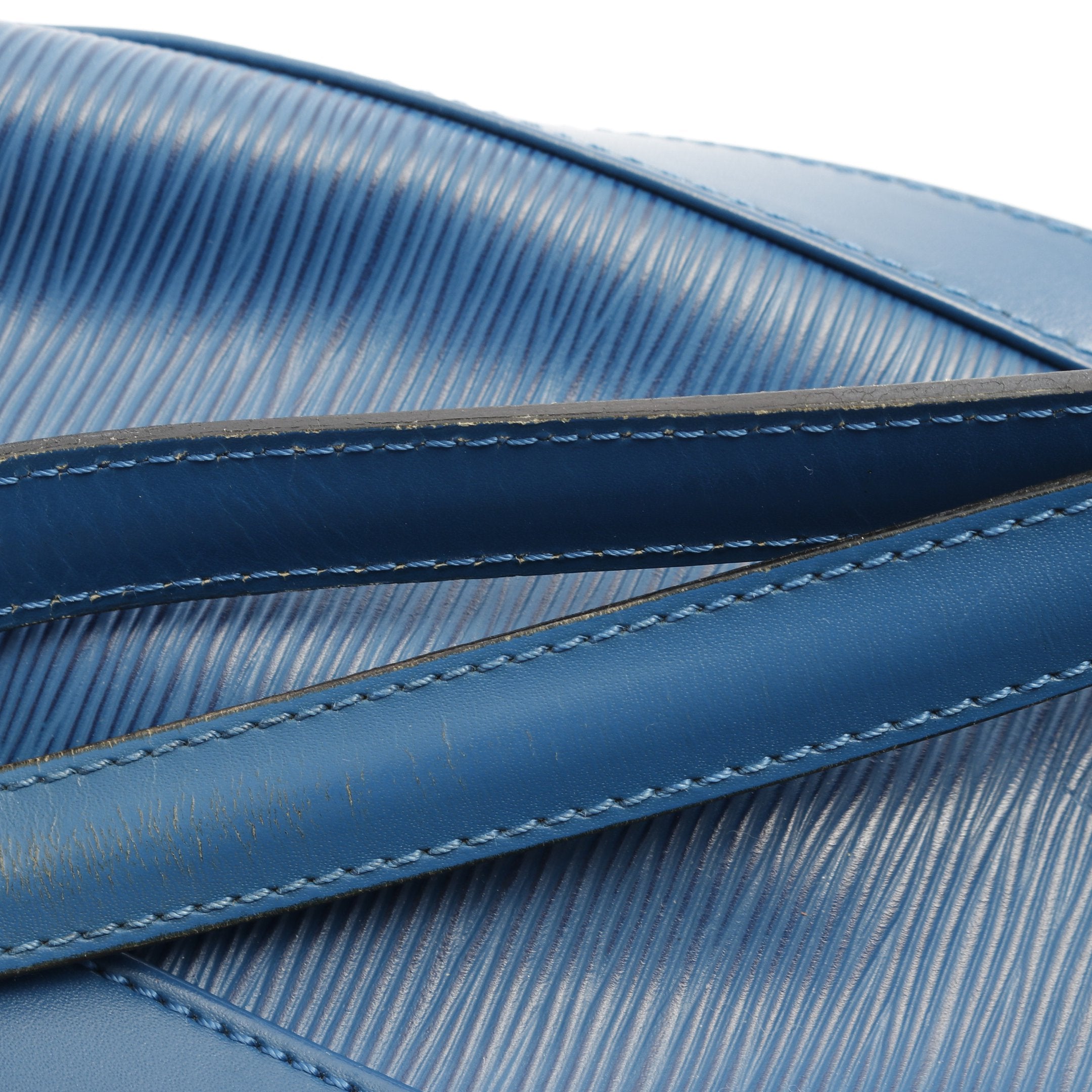 ランドネPM エピ トレドブルー ショルダーバッグ レザー ブルー ルイ