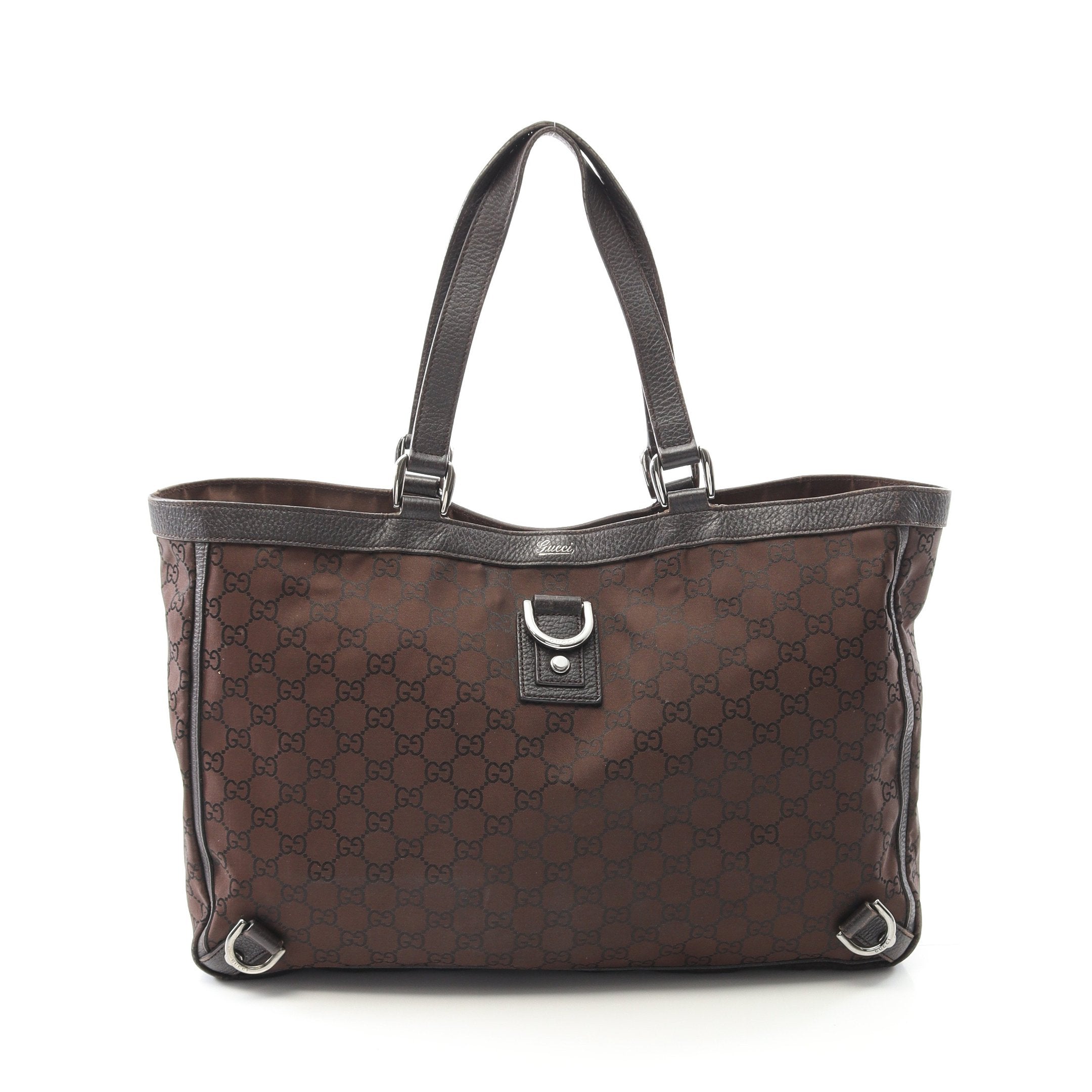 GUCCI ダークブラウン トートバッグ