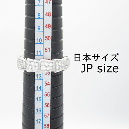 セルペンティ ヴァイパー ダイヤ リング リング 指輪 K18WG（ホワイトゴールド） ダイヤモンド クリア ブルガリ アクセサリー BVLGARI