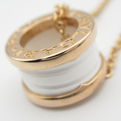 B-zero1 ネックレス セラミック ネックレス K18PG（ピンクゴールド） セラミック ホワイト ブルガリ アクセサリー BVLGARI