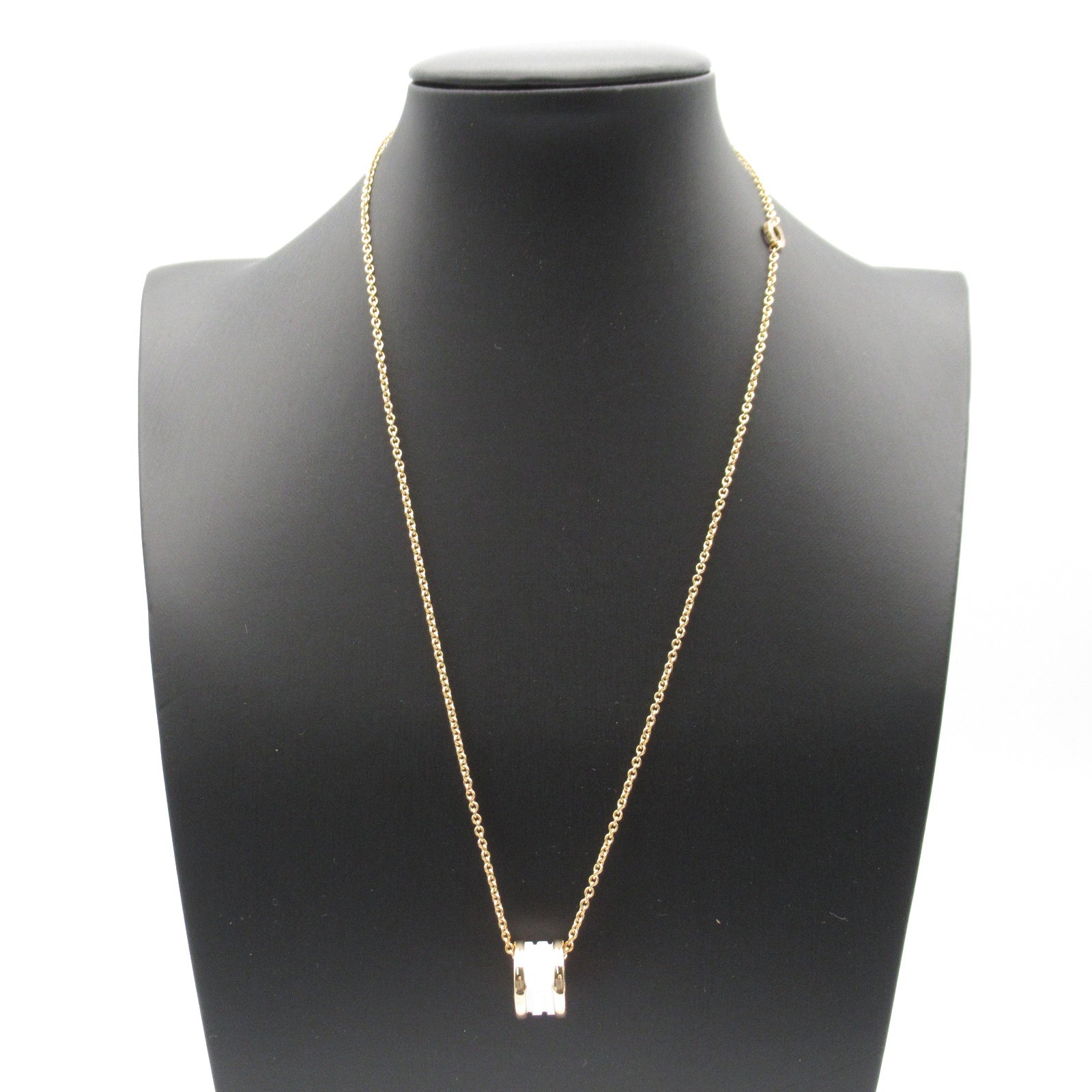 B-zero1 ネックレス セラミック ネックレス K18PG（ピンクゴールド） セラミック ホワイト ブルガリ アクセサリー BVLGARI