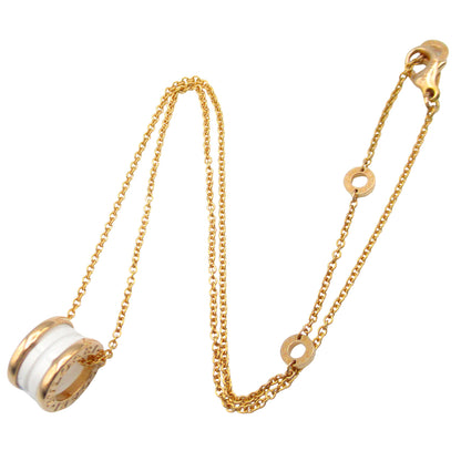 B-zero1 ネックレス セラミック ネックレス K18PG（ピンクゴールド） セラミック ホワイト ブルガリ アクセサリー BVLGARI