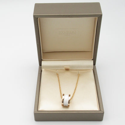B-zero1 ネックレス セラミック ネックレス K18PG（ピンクゴールド） セラミック ホワイト ブルガリ アクセサリー BVLGARI
