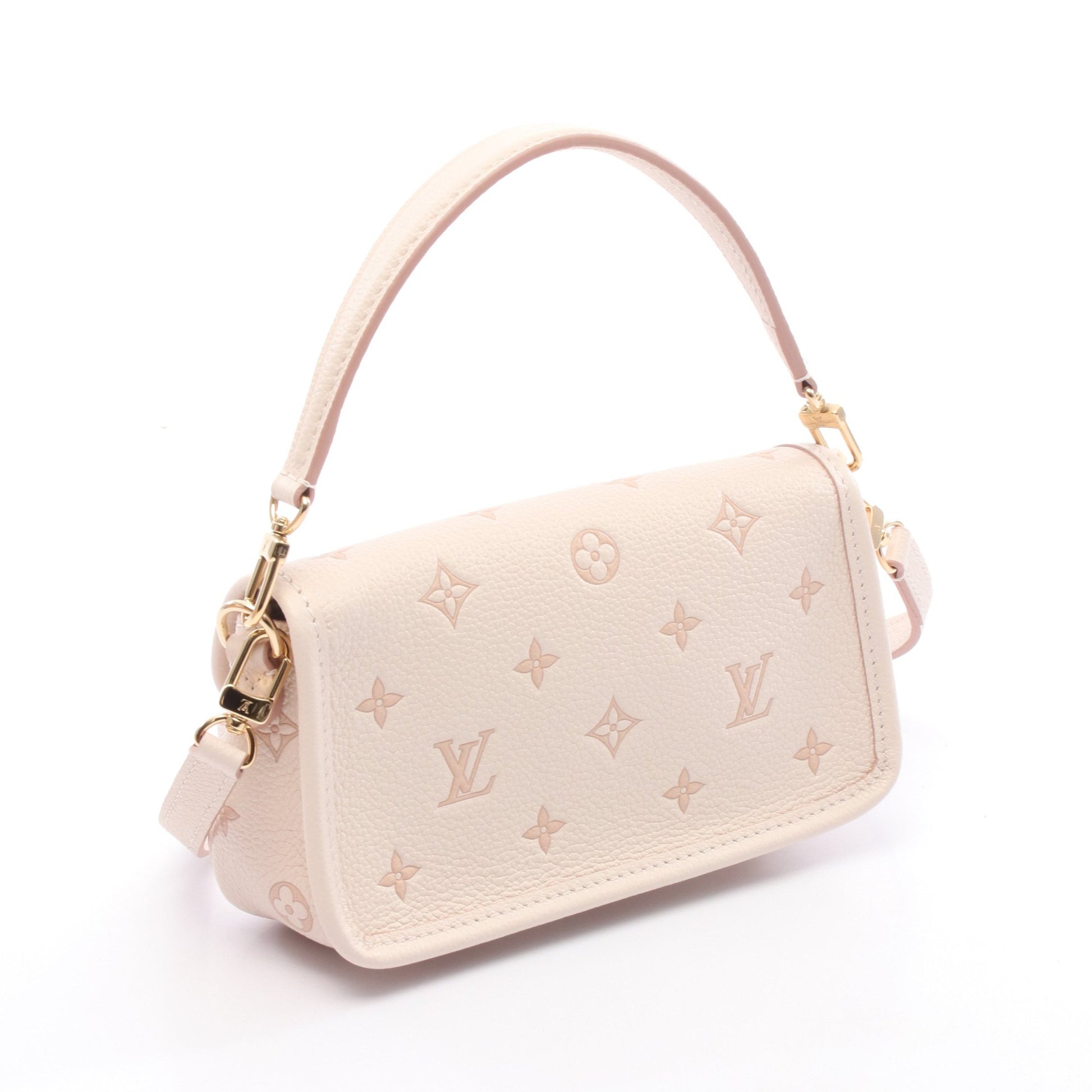 ナノ ディアヌ モノグラムアンプラント バイカラーエデン ハンドバッグ レザー ライトピンク 2WAY ルイヴィトン バッグ LOUIS VUITTON