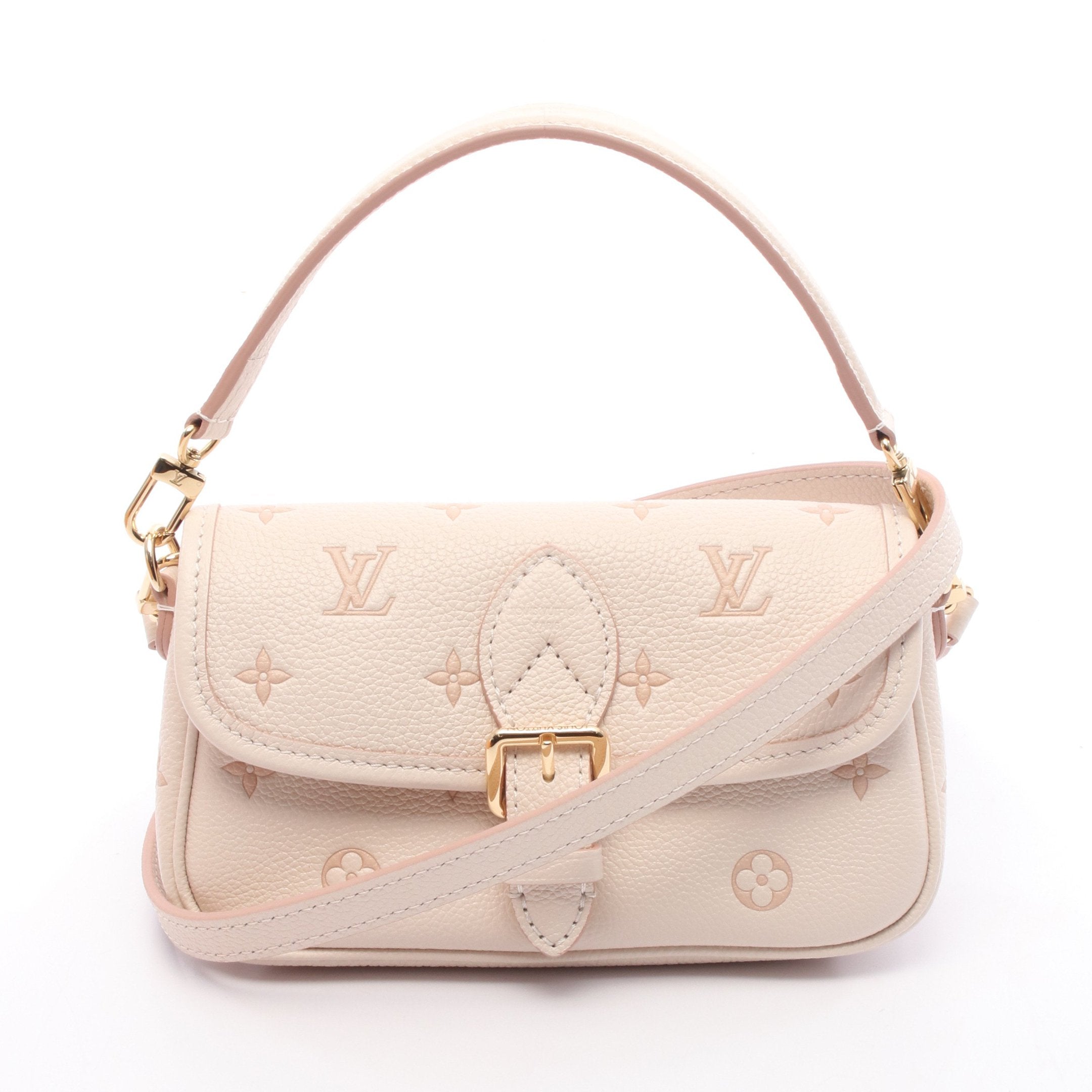 ナノ ディアヌ モノグラムアンプラント バイカラーエデン ハンドバッグ