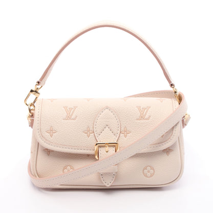 ナノ ディアヌ モノグラムアンプラント バイカラーエデン ハンドバッグ レザー ライトピンク 2WAY ルイヴィトン バッグ LOUIS VUITTON