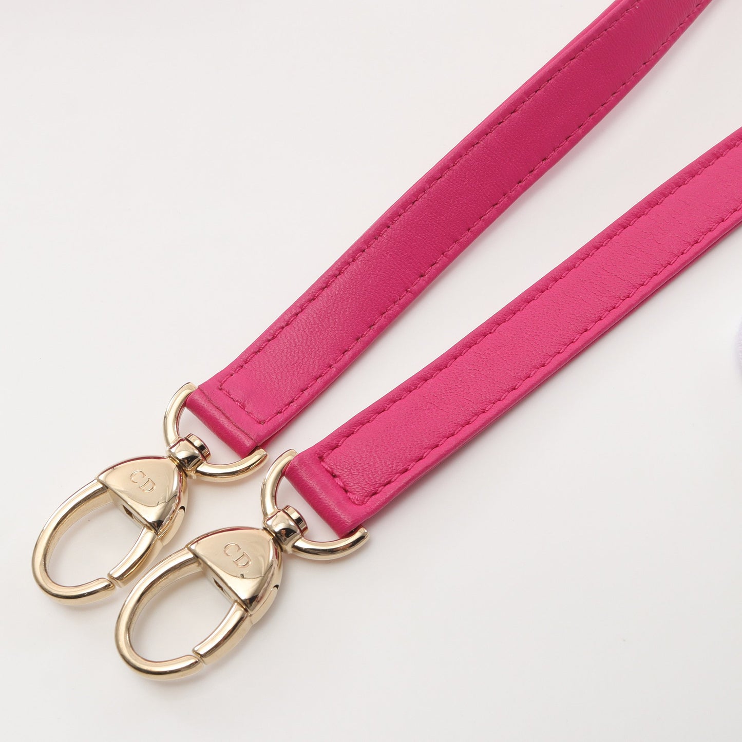 レディディオール ラージ ハンドバッグ レザー ピンクパープル 2WAY クリスチャンディオール バッグ Christian Dior