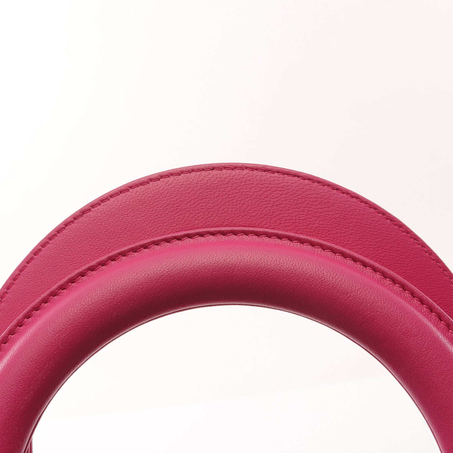 レディディオール ラージ ハンドバッグ レザー ピンクパープル 2WAY クリスチャンディオール バッグ Christian Dior