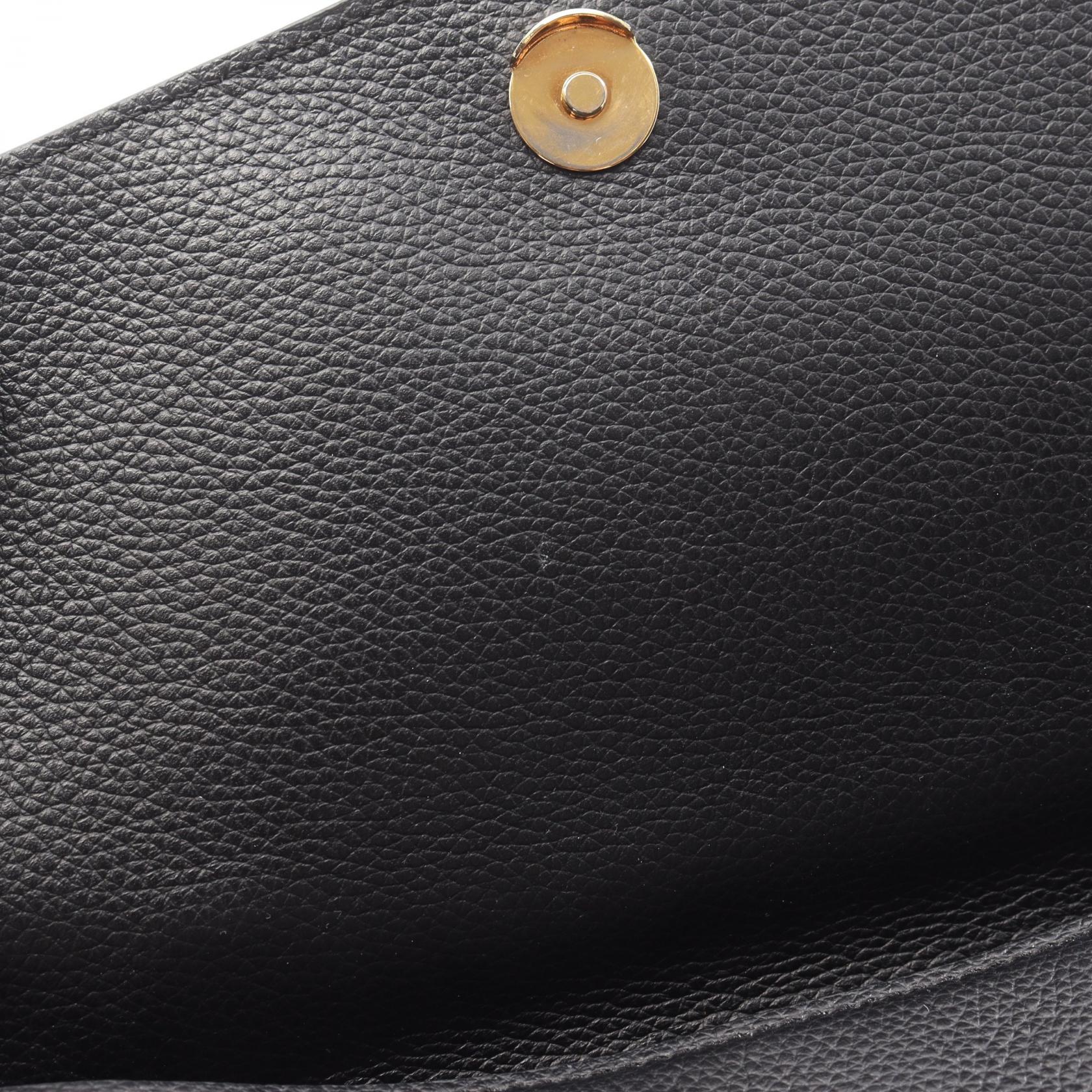 Vロゴ ハンドバッグ レザー ブラック 2WAY ヴェルサーチ – RECLO
