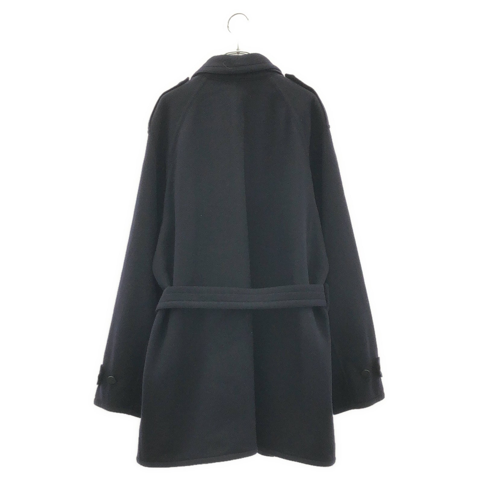 コート トレンチコート カシミヤ ネイビー エルメス – RECLO