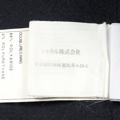 スポーツライン ココマーク スタジャン ウール ラムレザー ブラック ダークネイビー レッド 04P シャネル アウター CHANEL