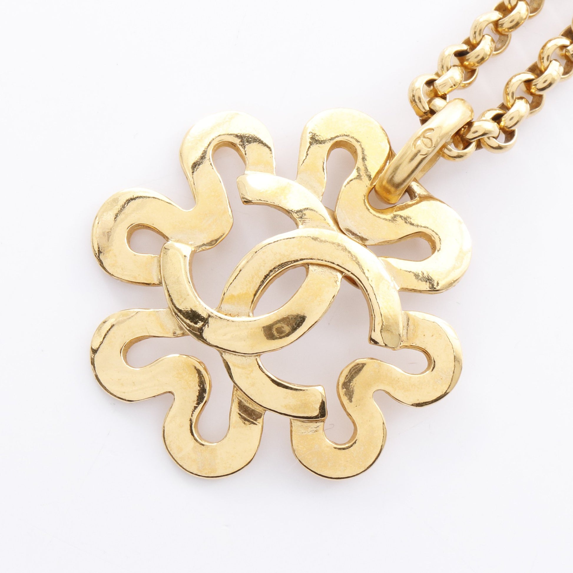 ココマーク ネックレス GP ゴールド 95P シャネル アクセサリー CHANEL