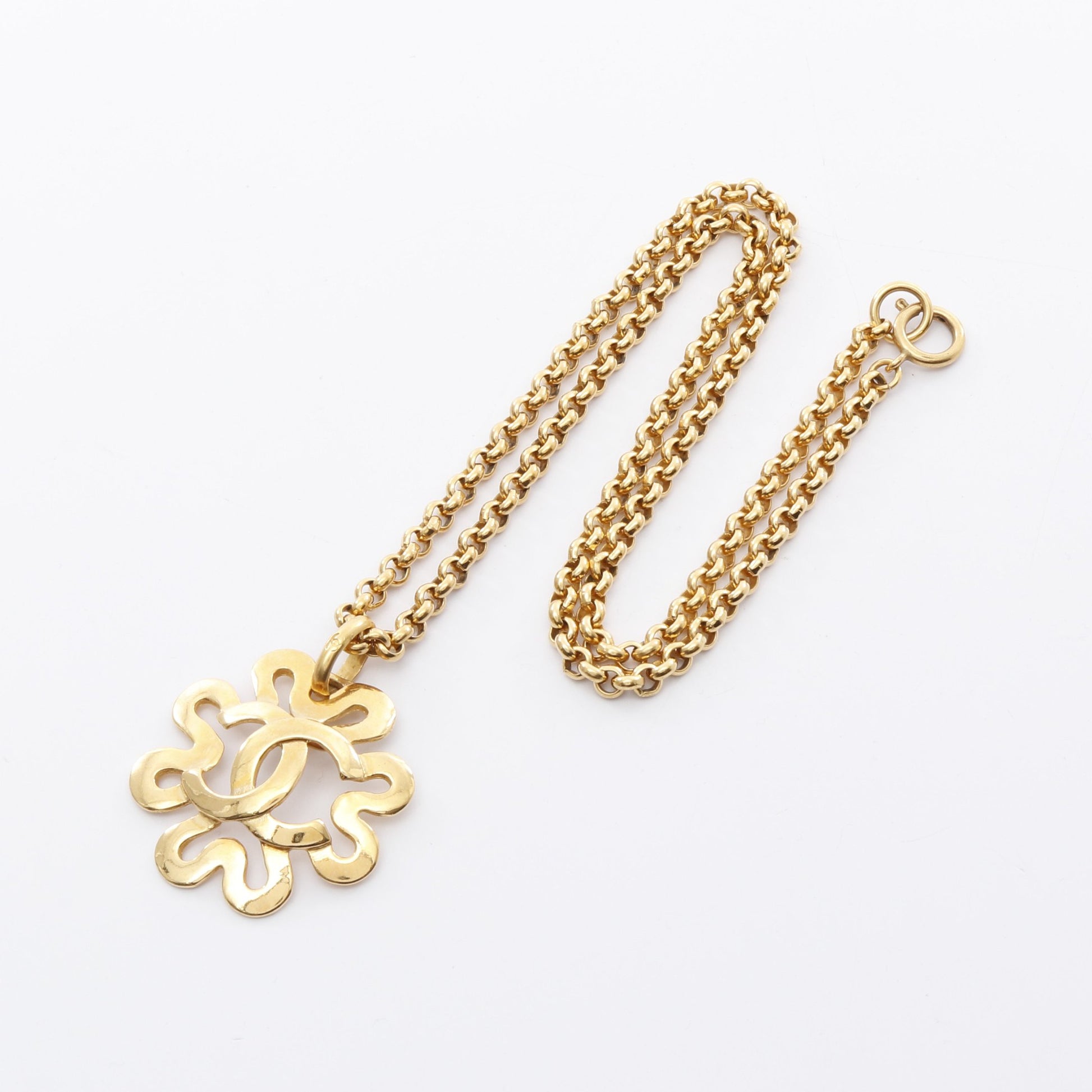 ココマーク ネックレス GP ゴールド 95P シャネル アクセサリー CHANEL